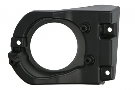 Elemente bara - Element bara fata stanga (cu orificii lampa, plastic, negru) potrivit TOYOTA COROLLA CROSS dupa 2020