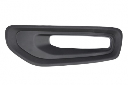 Elemente bara - Element bara fata stanga/dreapta (superior, 2 buc. set, cu orificii lampa ceata, plastic, negru) potrivit RAM TRUCK RAM V dupa 2018