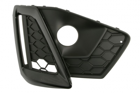 Element bara fata stanga (plastic, negru/negru lucios, S-LINE) potrivit AUDI A4 B9 05.19- [0]