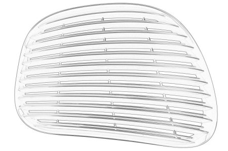 Grile - Element grila fata Stanga potrivit JOHN DEERE 3215, 3220, 3420, 5070M 2WD, 5070M 4WD, 5080M 2WD, 5080M 4WD, 5080R, 5090M 2WD, 5090M 4WD, 5090R, 5100M 2WD, 5100M 4WD, 5100R, 5620, 5720