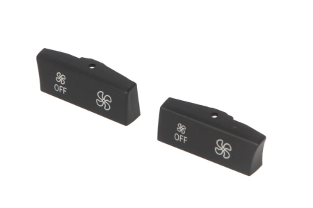 Ornamente - Element reglaj sistem climatizare (2-zone; cu un comutator) potrivit BMW 5 F10, F11, 5 GRAN TURISMO F07, 6 F12, F13 2008-2017
