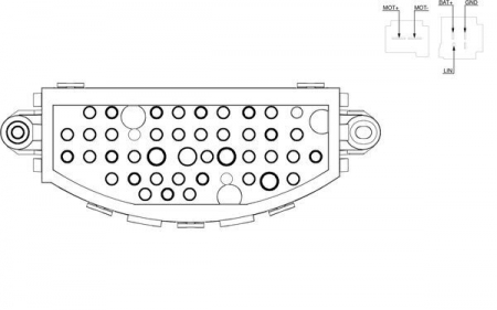 Elemente sistem climatizare - Element reglare suflanta aer (sufla controlul) potrivit BMW 1 (F20), 1 (F21), 2 (F22, F87), 2 (F23), 3 (E30), 3 (F30, F80), 3 (F31), 3 GRAN AutoturismO (F34), 4 (F32, F82) 1.5-4.4 dupa 1982