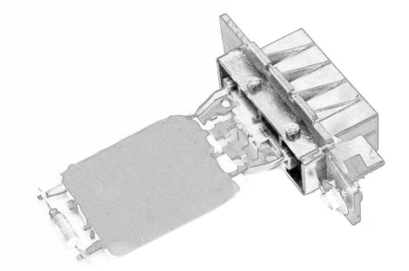 Elemente sistem climatizare - Element reglare suflanta (rezistor) potrivit ALFA ROMEO MITO; CITROEN JUMPER III; FIAT DOBLO, DOBLO CARGO, DUCATO, FIORINO, GRANDE PUNTO, LINEA, PUNTO 0.9-Electric dupa 2005