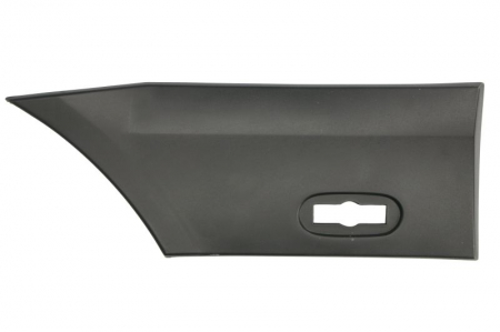 Ornamente - Elemente decorative/protectie aripa spate dreapta (fata, negru, model scurt; cu orificiu pentru lumina de degajare) potrivit MERCEDES SPRINTER 906 2006-2018