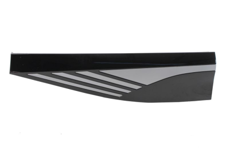 Ornamente - Elemente decorative/protectie, usa fata Stanga (negru, cu sipci cromate) potrivit MG 4 dupa 2022