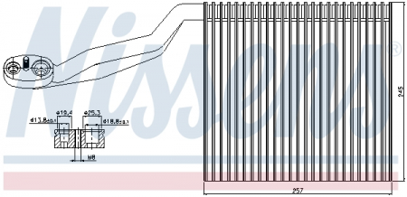 Evaporizator - Evaporator aer conditionat potrivit AUDI A4 B6 1.6-4.2 2000-2005