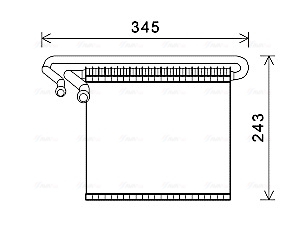 Evaporator aer conditionat potrivit FORD C-MAX II, FOCUS III, FOCUS III/HATCHBACK, FOCUS III/KOMBI, GRAND C-MAX, KUGA II 1.0-Electric 04.10-02.20 [2]