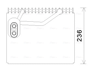 Evaporator aer conditionat potrivit HYUNDAI SANTA FÉ II, SANTA FÉ II/SUV 2.0D-3.5 11.05-05.13 [2]