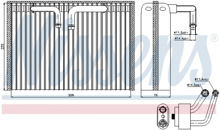 Evaporator aer conditionat potrivit SAAB 9-5 1.9D-3.0D 09.97-12.09 [0]