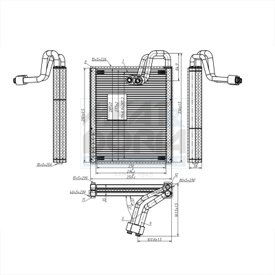Evaporator sistem climatizare potrivit KIA SORENTO II, SORENTO III 2.0D/2.2D/2.4 2009-2020 [1]