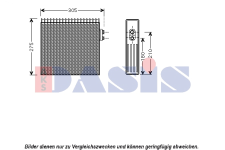 Evaporizator - Evaporator sistem climatizare potrivit TOYOTA LAND CRUISER 100 4.2D/4.7 1998-2007