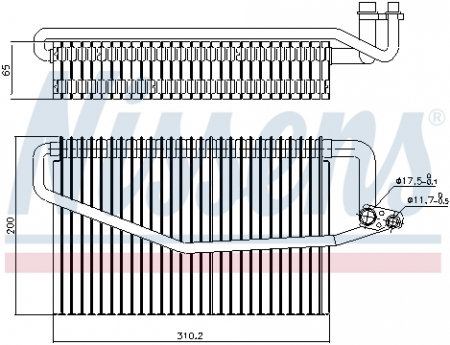 Evaporizator - Evaporizator aer conditionat Mercedes Clasa C (CL203), C T-MODEL (S203), C (W203), CLK (A209), CLK (C209), G (W463) 1.8-6.2 dupa 1997