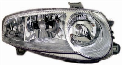 Piese Auto - Far stanga (H1/H7, reglaj electric, fundal cromat) ALFA ROMEO 147 2001-2004