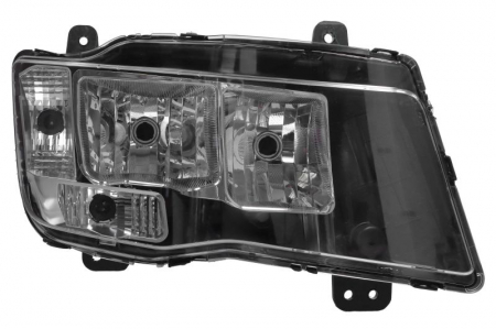 Far dreapta EURO 6 potrivit MAN TGL I, TGM I, TGS I, TGS II, TGX I, TGX II dupa 2012 (2*H7, electric, cu motor, cu lumina de zi, culoare indicator: transparent) [0]