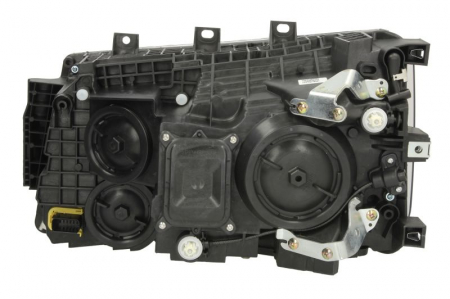 Far dreapta potrivit SCANIA G II, L, P II, R II, S dupa 2017 (2*H7/H21W/LED, manual, cu lumina de zi, culoare insert: crom platinat) [1]