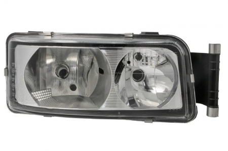 Far dreapta (2*H7/H21W/W5W, electric, cu lumina de zi, culoare insert: crom platinat) potrivit MAN LION´S CITY, TGA, TGM I, TGS I 06.99- [0]