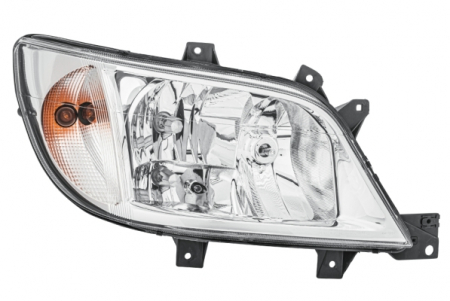 Iluminat auto - Far dreapta 2*H7/H3, electric, cu motoras,interior crom MERCEDES SPRINTER 901, 902, 903, 904, 905 intre 2003-2006