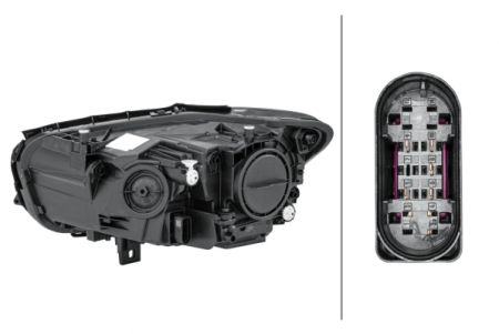 Far dreapta 2*H7/LED, electric, cu motoras MERCEDES Clasa B W247 dupa 2018 [1]