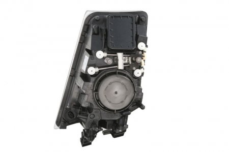 Far dreapta (2*H7/LED/PY21W, reglaj manual, cu becuri, insertii crom, Semnalizator transparent) VOLVO FH, FH 16, FH II, FM dupa 2005 [1]