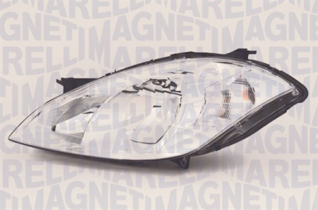 Iluminat auto - Far dreapta (2*H7, pneumatic, cu motoras, fundal cromat) MERCEDES Clasa A 2008-2012