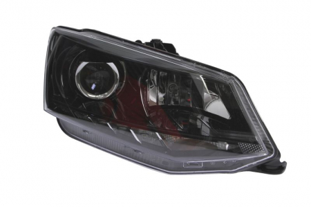 Faruri - Far dreapta (2*H7, reglaj electric, cu motoras, cu lumini de zi) SKODA FABIA 2014-2018