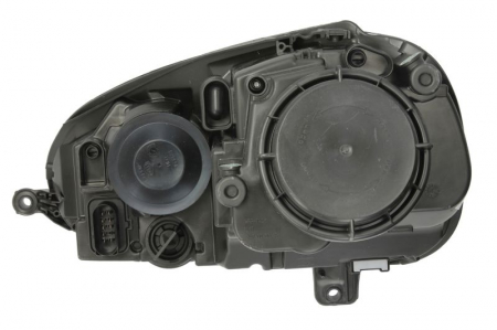 Far dreapta (2*H7, reglaj electric, cu motoras, fundal negru/argintiu) VW GOLF, JETTA 2003-2010 [1]