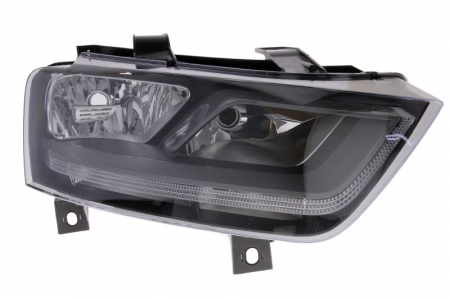 Iluminat auto - Far dreapta (2*H7, reglaj electric, cu motoras, fundal negru) AUDI Q3 2011-2015
