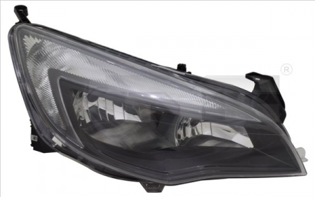 Iluminat auto - Far dreapta 5W/H7/H7/W21, electric, cu motoras, interior negru OPEL ASTRA J intre 2012-2015