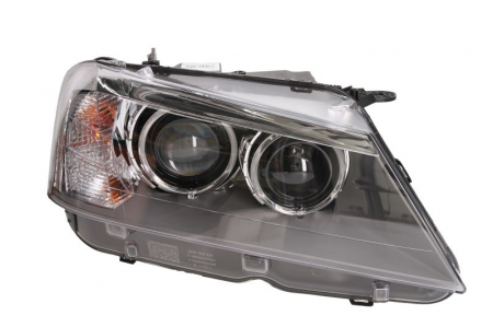 Faruri - Far Dreapta potrivit BMW X3 (F25) pana in 2014 (bi-xenon, D1S/PY21W/W5W, cu motor)