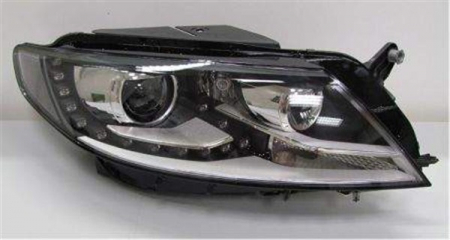 Far Dreapta potrivit VW CC B7 2011-2016 (bi-xenon, D3S/H7/LED, automat, fara motoras, nici un controler, culoare semnalizator: portocaliu) [1]