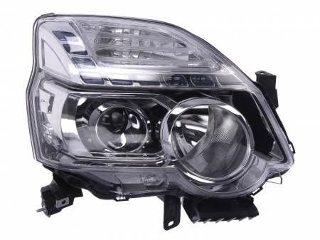 Far dreapta D1S/H1, electric, cu motoras, interior argintiu, semnalizator transparent NISSAN X-TRAIL T31, Off-road intre 2007-2010 [0]