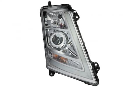 Piese Auto - Far dreapta (D1S/H1/LED/PY21W, manual, culoare insert: crom platinat, culoare indicator: transparent) potrivit VOLVO FH II 01.12-