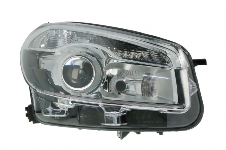 Iluminat auto - Far dreapta D1S/H7, electric, cu motoras,interior crom, semnalizator transparent NISSAN QASHQAI I J10, Off-road intre 2007-2013