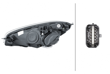 Far dreapta (D1S/H7, reglaj electric, cu motoras) CITROEN C4 GRAND PICASSO I, C4 PICASSO I [1]