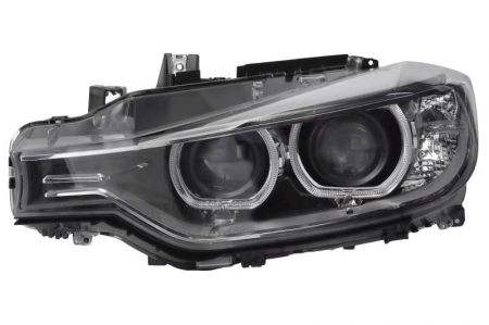 Faruri - Far Dreapta potrivit BMW 3 (F30, F80), 3 (F31) 2011-2015 (D1S/LED/PY21W, electric, cu motor)
