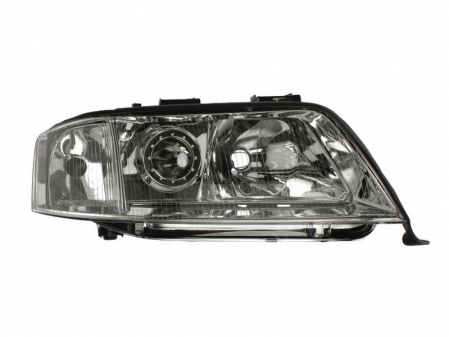 Far dreapta (D2S/H7, reglaj electric, fundal cromat, fundal transparent) AUDI A6 1997-2001 [1]