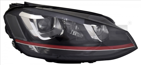 Faruri - Far dreapta potrivit VW GOLF VII 2012-2020 (D3S/H7/PW24W, cu motor, fara controler)