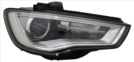 Far Dreapta (D3S/LED, electric, cu motor, culoare interior: cromat) potrivit AUDI A3 -06.16