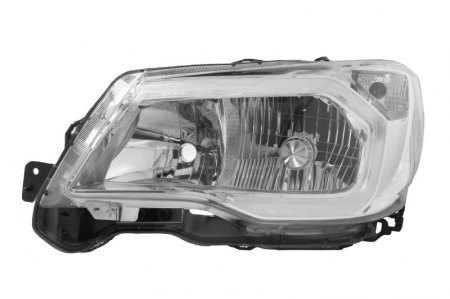 Far Dreapta (D4R/HB3/LED/WY21W, electric, cu motor, culoare insert: cromat, culoare semnalizator: transparent) potrivit SUBARU FORESTER [0]