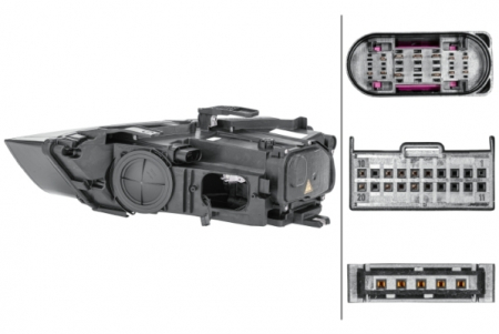 Far dreapta D5S/H8/LED/PSY24W, electric, fara motoras, Bi-Xenon; LED potrivit AUDI Q3 2011-2018 [1]
