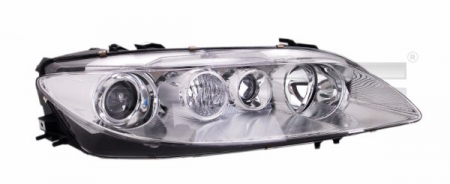 Far dreapta (H1/H3, electric, cu motoras, fundal cromat) MAZDA 6