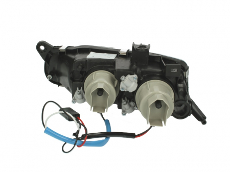 Iluminat auto - Far Dreapta potrivit MAZDA 323 C V, 323 F V, 323 P V, 323 S V (H1/H3, electric, fara motoras, culoare interior: argintiu)