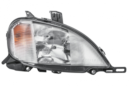 Iluminat auto - Far dreapta (H1/H3/H7, cu motoras, fundal transparent) MERCEDES Clasa M 1998-2005