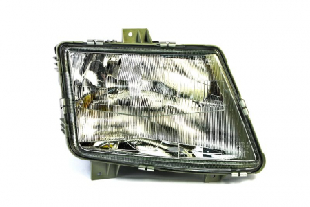 Far dreapta (H1/H4, electric, fundal argintiu, fundal transparent) MERCEDES Clasa V 1996-2003