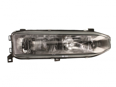 Piese Auto - Far dreapta H1/H4,interior crom, semnalizator culoare argintiu MITSUBISHI GALANT 7 VII intre 1992-1996
