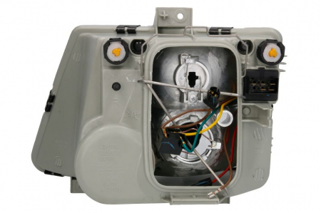 Far dreapta (H1/H4, pneumatic, cu motoras, fundal argintiu) MERCEDES VITO (638) [1]