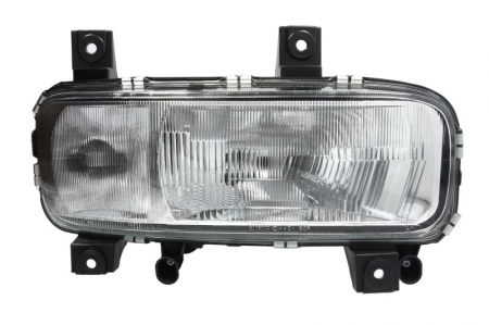 Iluminat auto - Far dreapta (H1/H4/W5W, electric, insertii crom, Semnalizator transparent) MERCEDES Clasa ATEGO, ATEGO 2 dupa 1998