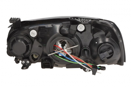 Far dreapta H1/H7, electric, fara motoras, culoare interior negru, culoare semnalizator: galben potrivit HYUNDAI ELANTRA III 01.04-12.06 [1]