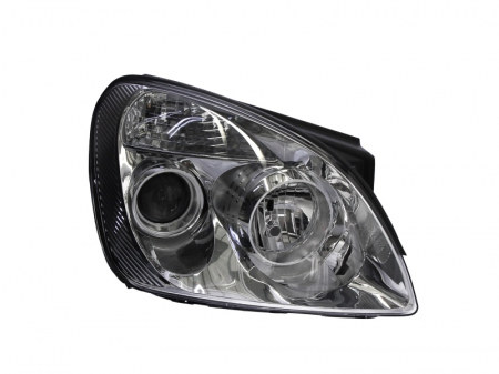 Faruri - Far Dreapta potrivit KIA CARENS III pana in 2013 (H1/H7, electric, fara motoras, culoare semnalizator: transparent)