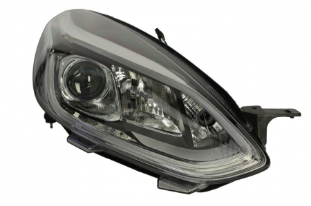 Faruri - Far dreapta potrivit FORD FIESTA VII 2017-2021 (H1/H7/LED, electric, cu motor, fara controler LED)